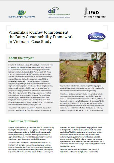 Case Study: Vinamilk’s Journey to implement the DSF in Vietnam